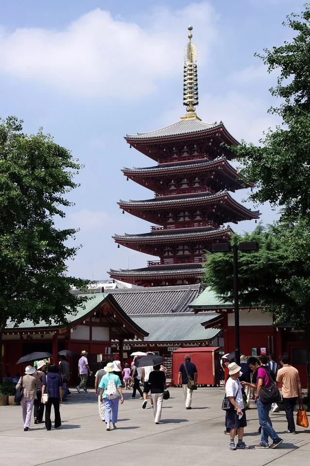 Pagoda del templo Senso-ji, Tokio